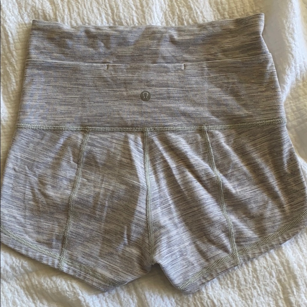 Lululemon high waisted bike shorts